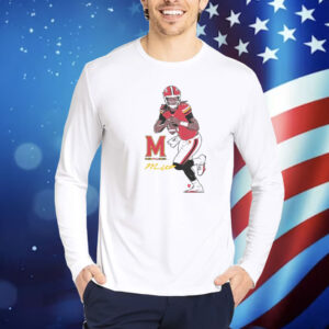 Maryland Football Malik Washington Superstar Pose Shirt