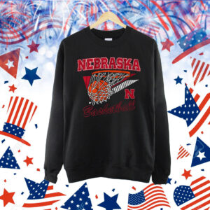 Nebraska Basketball Retro Swish Shirt