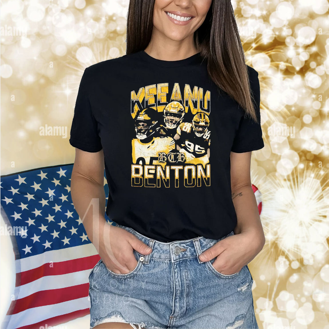 Nick Herbig wearing a Keeanu Benton Shirt