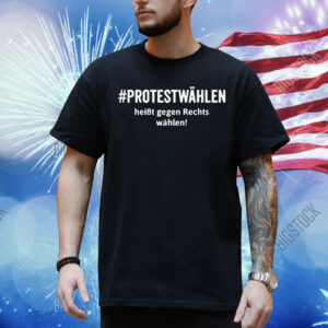 #Protestwählen Tailliertes Shirt