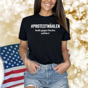 #Protestwählen Tailliertes Shirt