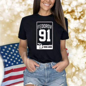 Sergei Fedorov 91 Banner Shirt