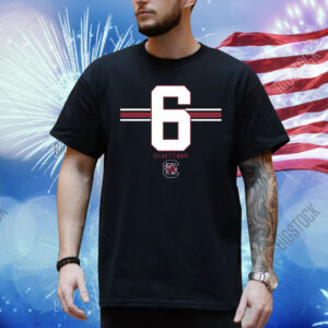 South Carolina Football Dylan Stewart 6 Stripe Shirt