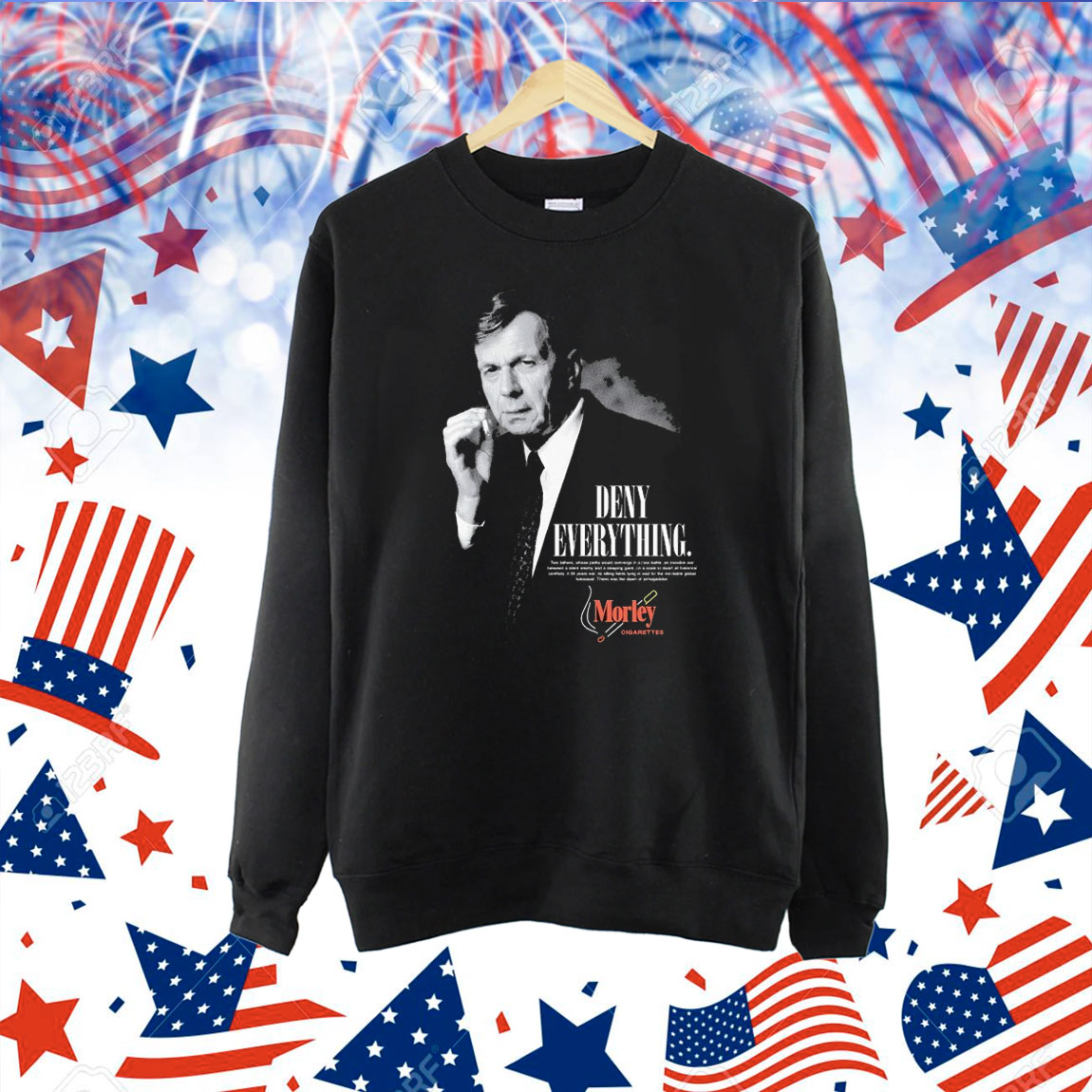 The X Files Deny Everything Morly Cigarettes Shirt