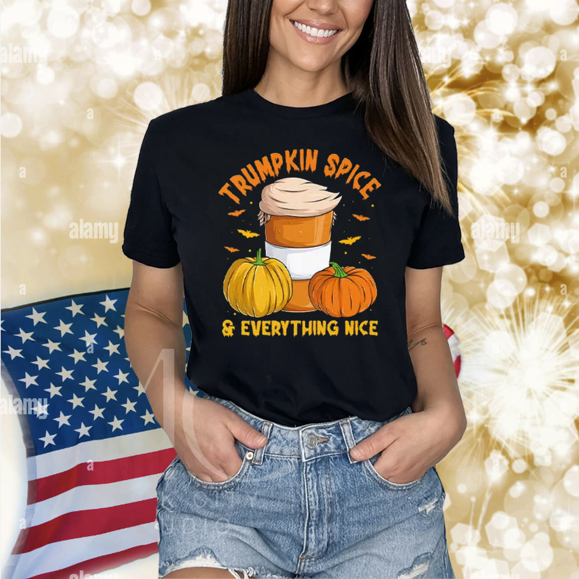 Trumpkin Spice & Everything Nice Halloween Trump Pumpkin Shirt