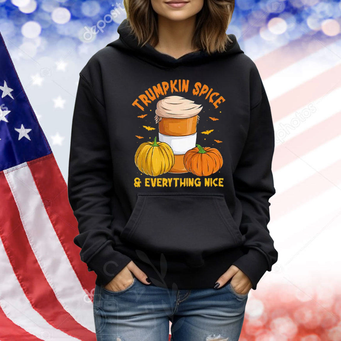 Trumpkin Spice & Everything Nice Halloween Trump Pumpkin Shirt