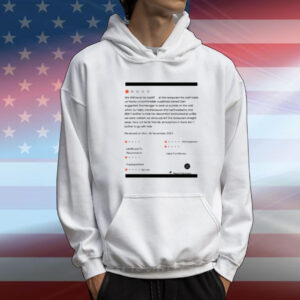 We Will Never Be Back At This Restaurant The Staff Made T-Shirt