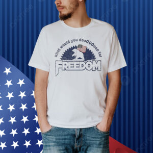 What Would You Do Freedom Bear American Flag Shirt