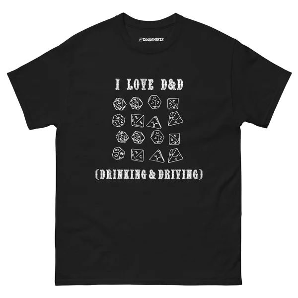 I Love D & D Shirt