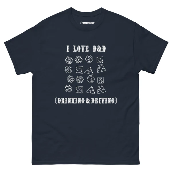 I Love D & D Shirt